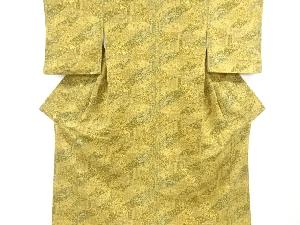 リサイクル　花更紗模様上代紬着物